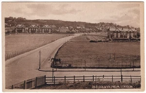DENBIGHSHIRE - OLD COLWYN, VIEW FROM STATION  BY VALENTINE'S - Picture 1 of 2