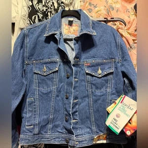 Vintage 80’s Neu mit Etikett Bonjour Denim Nieten Jacke Größe 8 Neu mit Etikett - Bild 1 von 6