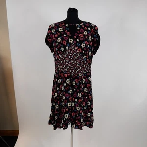 Ossie Clark London Floral Dress Size UK 18 (#H1/12) - Picture 1 of 9