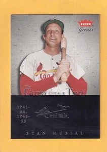 2004 Fleer Greats of the Game Glory of Their Time Stan Musial NM-MT+ 1531/1948 - Picture 1 of 2