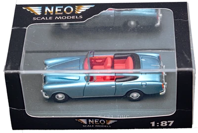 NEO SCALE MODELS Alvis TD 21 in Minivitrine und OVP (Nr. 087345) - Bild 1 von 4