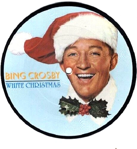 New  Bing Crosby White Christmas 7" Vinyl Picture Disc 45 Xmas Frank Sinatra - Image 1 of 2