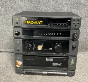 GE Stereo Music System 11-8060A, Digital Oversampling, 20 Track Memory In Black - Picture 1 of 16