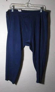 Unisex L.L. BRAN blaue Cropped Thermo Unterwäsche Hose Gr. XL - Bild 1 von 4