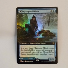 GLASSPOOL MIMIC EXTENDED ART FOIL NM Zendikar Rising ZNR MTG Magic the Gathering