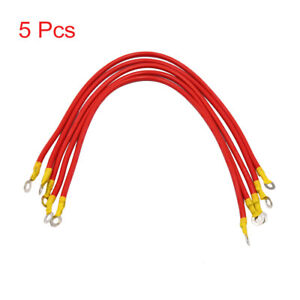 5Pcs 42cm Length Universal Auto Car Battery Wire Power Transfer Cable