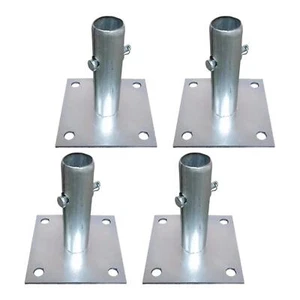 4 Pieces Scaffold Base Plates 12x12cm Spare Parts Easily Install Accessories - Picture 1 of 5
