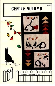 Paquete de tela y patrón colgante de pared de otoño suave de Garden Gate Press #111 - Imagen 1 de 3