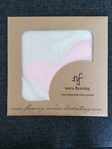 Nora Fleming Interchangeable Pillow Cover Panel Pink Butterfly New in Package