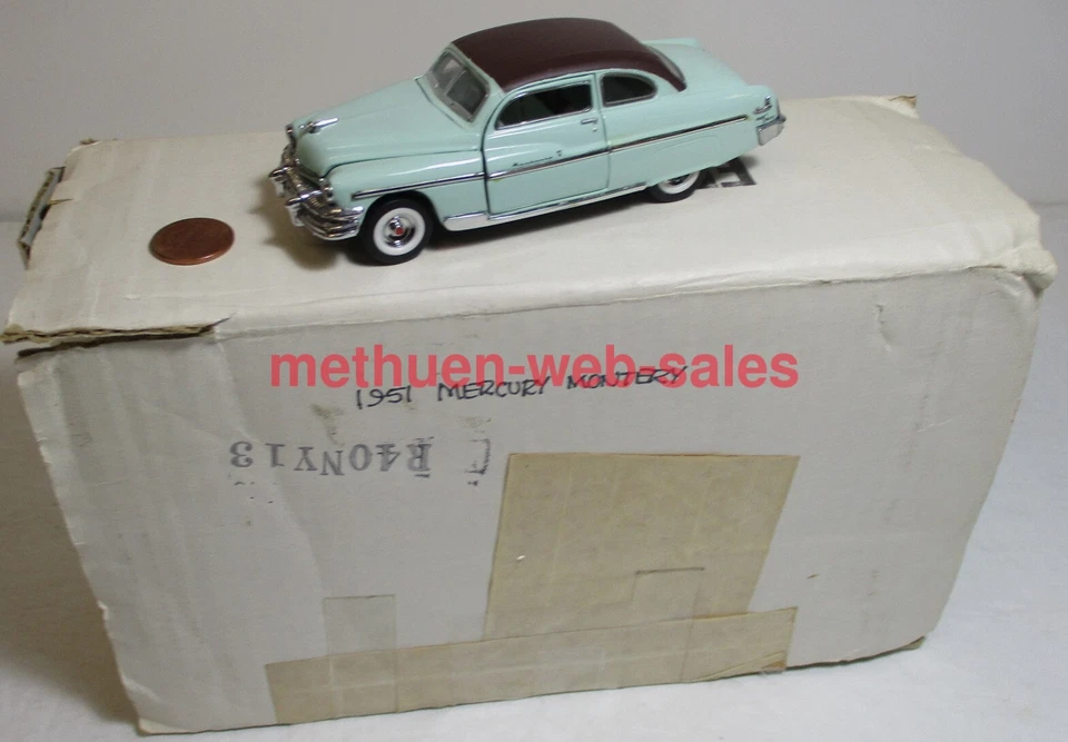 Franklin Mint ~ 1951 Mercury Monterey ~ Verde ~ 1:43 ~ Metal fundido a presión ~ Caja original Foto 1 de 1