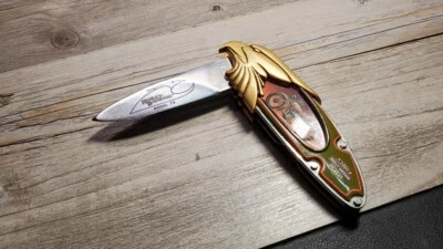 Navaja de bolsillo plegable Franklin Mint 1926 Harley Davidson JD 74 Foto 1 de 4