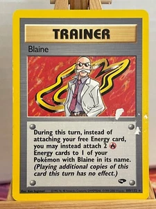 Blaine 100/132 Gym Challenge Set Rare Englisch VG Pokemon - Bild 1 von 1