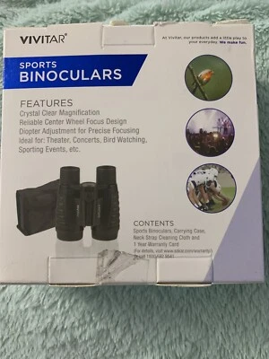 Vivitar Sports Binoculars 2170118 Super Compact NEW - Image 1 of 2