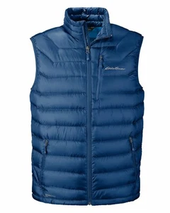 * Eddie Bauer Downlight Stormdown Vest, Men's Medium Blue NWT - Bild 1 von 4