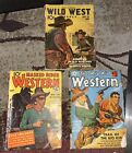 Vintage Pulp Western Lot Of 3 (1940) Wild West Weekly, The Rio Kid, Masked Rider