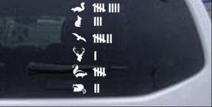 Calcomanía de ventana blanca Keeping Count Roadkill coche camión 8X4.1 - Imagen 1 de 1