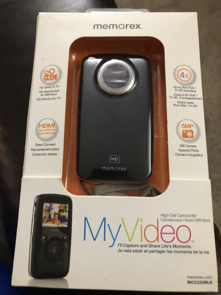 Nueva videocámara de alta definición Memorex My Video MCC225BLK  Foto 1 de 2