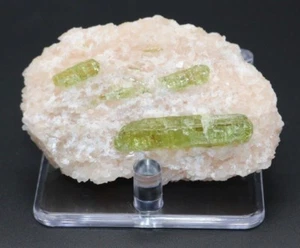 Extraordinary APATITE CRYSTAL on MATRIX from CANADA Mineral Specimen on Stand - Picture 1 of 4