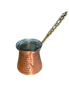 Türkischer Mokka Kocher Cezve Kupfer Kaffekanne Dzhesva Bakir Türk Kahvesi 100ml - Bild 1 von 3