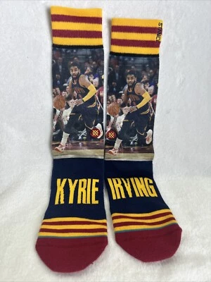 Meias STANCE NBA 548 Kyrie Irving Cleveland Cavaliers Crew Elite tamanho grande 9-12 - Imagem 1 de 4