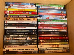 LOT 60 OF Movies DVD - Blu-Ray Mixed Genres NEW USED FREE SHIPPING - Picture 1 of 7