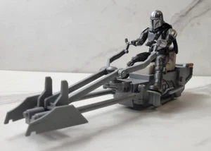 Disney Star Wars The Mandalorian RC Speeder Bike Only Et-0060B Lights Work - Picture 1 of 11