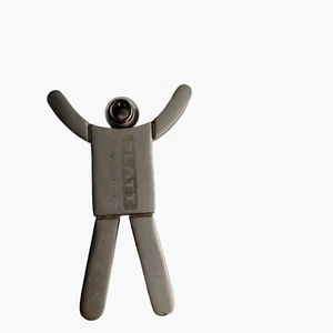Platt Metall Schlüsselanhänger Figur Anhänger Ich bin der Schlüssel zum Kundenservice Handwerk - Bild 1 von 5
