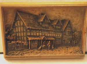 VINTAGE SHAKESPEARE'S HOUSE STRATFORD ON AVON PLATTE ARTHUR OSBOURNE ENGLAND - Bild 1 von 2