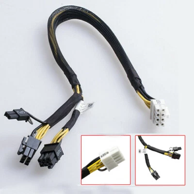 GPU Netzteil Splitter Kabel N08NH 9H6FV für Dell PowerEdge R720 R730 R7910 - Bild 1 von 4