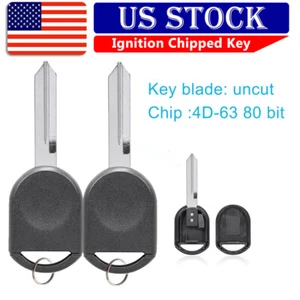 2 For 2005 2006 2007 2009 Ford F150 Ignition Chip Car Key Transponder 80 bit - Foto 1 di 6
