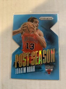 JOAKIM NOAH 2013-14 PANINI PRIZM POST SEASON LIGHT BLUE DIE CUT /199 CHICAGO #5