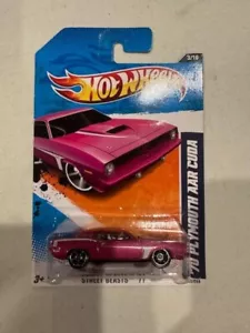 2011 Hot Wheels Street Beasts '70 Plymouth AAR Cuda #83 Purple - Picture 1 of 1