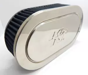 K&N 59-2840R Marine Spark Flame Arrestor Air Filter Dual 2.75" Flange Clamp On - Picture 1 of 16