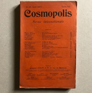 Cosmopolis, revue internationale — Pierre Loti, Lou Andreas-Salomé … — août 1897 - Imagen 1 de 14