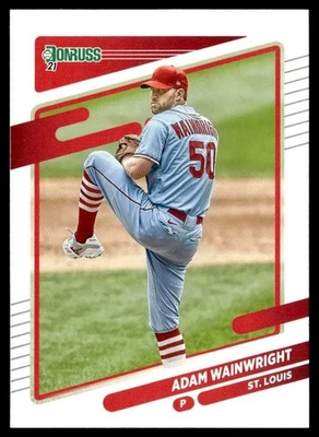 2021 Donruss Adam Wainwright St. Louis Cardinals #137 - Image 1 of 2