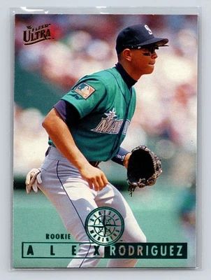 1995 Fleer Ultra - Alex Rodriguez #331 Seattle Mariners Baseball Card - Image 1 of 2