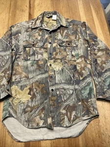Vintage Walls Camo Shirt Men's Size Medium (38-40) Advantage Timber - Picture 1 of 9