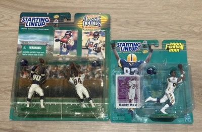 Randy Moss & Cris Carter • 1999 alineación inicial dobles clásicos + 2000 musgo Foto 1 de 4