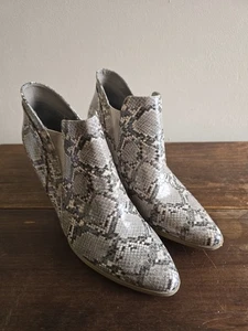 Ana Diablo Damen-Stiefeletten Kunstmuster Schlangenmuster Blockabsatz Größe 10 gebraucht  - Bild 1 von 11