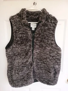Sabrina Lauren Damen Weste anthrazit Größe 2XL Sherpa Style - Bild 1 von 4
