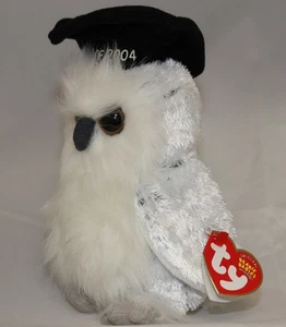 Ty Beanie Baby Class 2004 graduation - MWMT (Owl 2004) - Picture 1 of 2