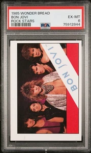 1985 Wonder Bread Rock Stars Bon Jovi (PSA 6) - Picture 1 of 1