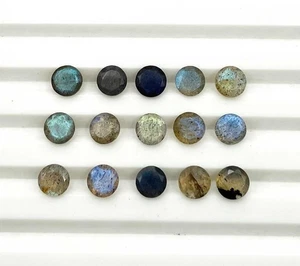 Natural Labradorite Round Cut Loose Gemstone Lot 100 Pcs 5 MM 50 CT - Picture 1 of 6