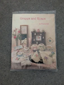Framecraft Grapes and Roses  Counted Cross Stitch Project Kit Pack New  - Picture 1 of 24