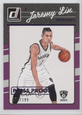 Prueba de prensa Panini Donruss 2016-17 púrpura/199 Jeremy Lin #83 Foto 1 de 2