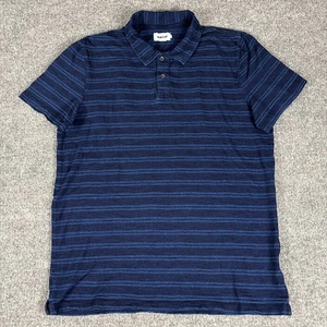 Taylor Stitch Shirt Mens 42 Blue Polo Short Sleeve - Picture 1 of 9