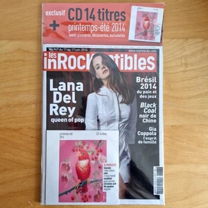 +CD Sealed new - Les InRockuptibles Magazine - Lana Del Rey Cover - France 2014 - Afbeelding 1 van 1