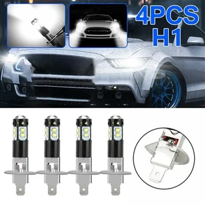 High Quality White Fog Lamp H1 LED Headlight Vehicle 12V-24V DC 1500LM 4 PCS - Picture 1 of 7