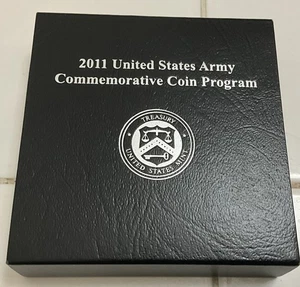 2011 P United States Army Commemorative Coin Program Silver Proof Dollar in OGP - Picture 1 of 6