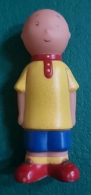 Caillou 3.5” PVC Action Figure PBS Kids Red Pajamas DHX Cookie jar Brand - Image 1 of 4